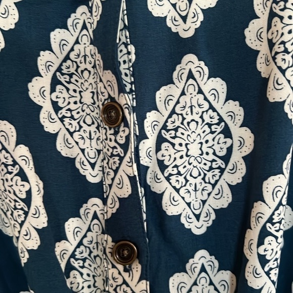 MATILDA JANE Brilliant Daydream On the Fringe Navy/White Romper,Sz Medium, NWT. - Picture 10 of 12